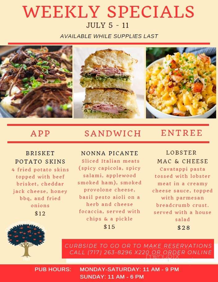 Chambersburg Country Club - Chambersburg, PA menu_pic
