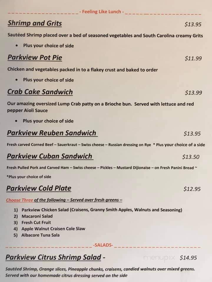 Beth's Parkview cafe - Westfield, NY