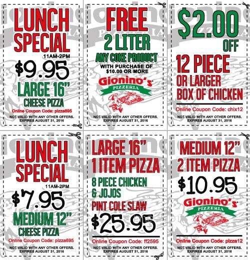 Gionino's Pizzeria - Mentor, OH