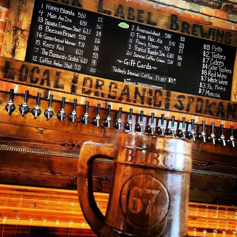 Black Label Brewing Company - Spokane, WA menu_pic