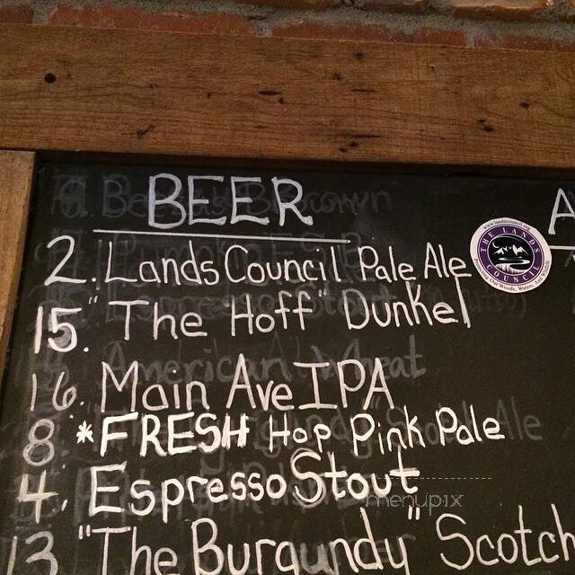 Black Label Brewing Company - Spokane, WA menu_pic