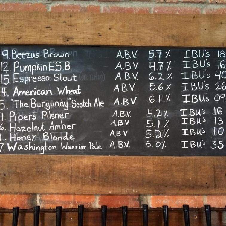 Black Label Brewing Company - Spokane, WA menu_pic