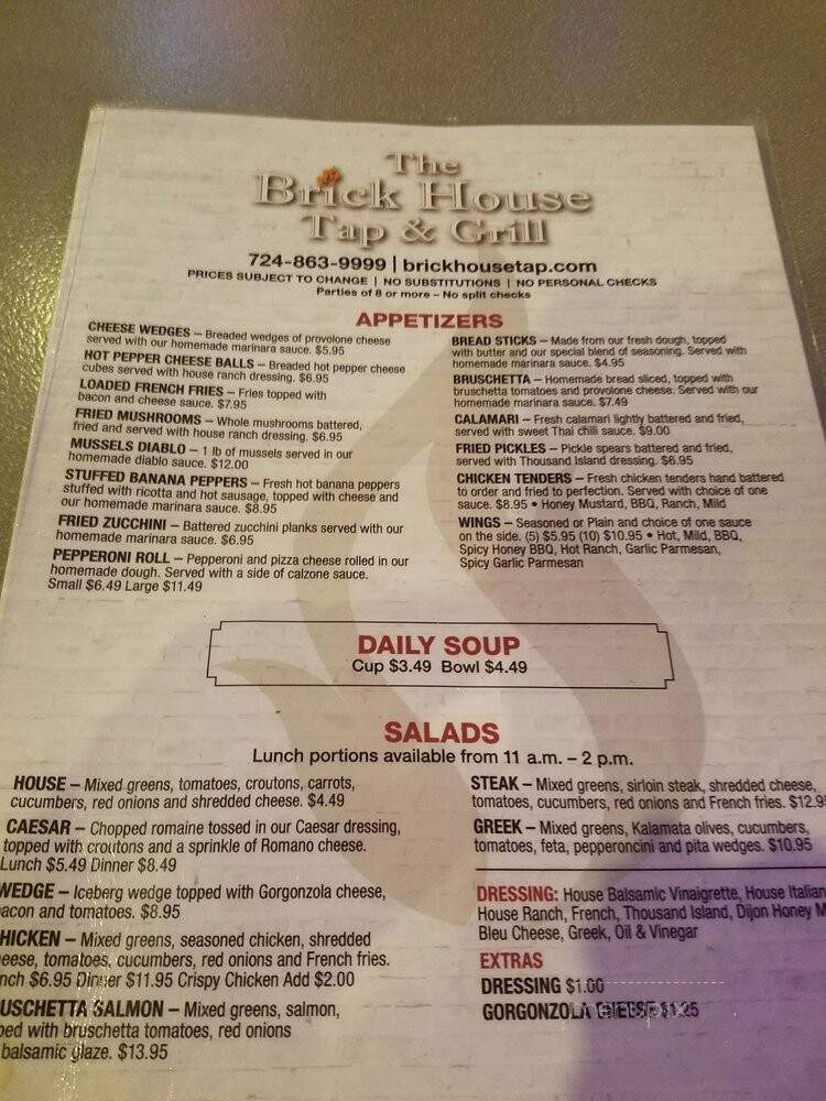 The Brick House Tap & Grill - Irwin, PA