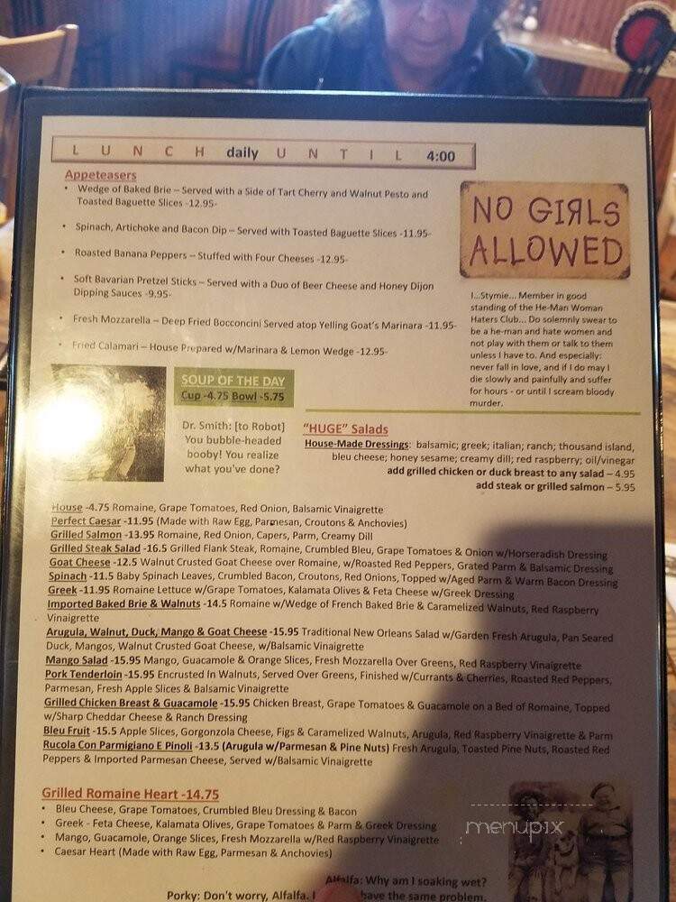 Yelling Goat - Lancaster, NY menu_pic