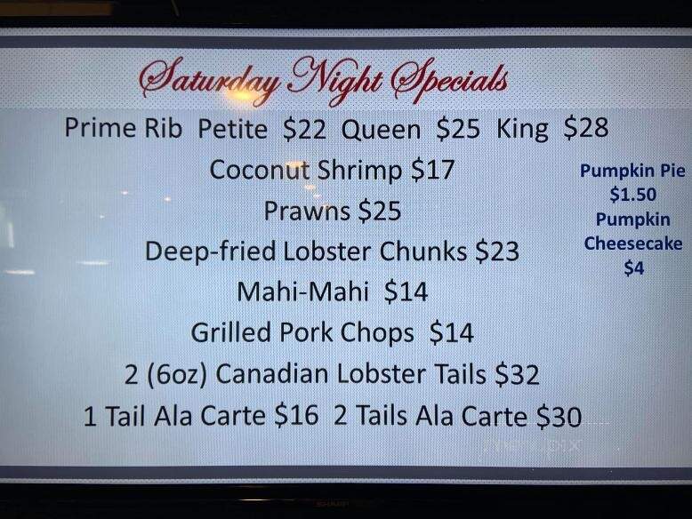 Club 60 - Columbus, WI menu_pic
