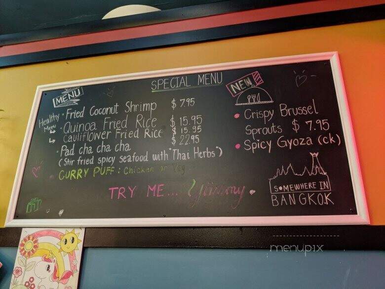 Somewhere in Bangkok Thai - Southington, CT menu_pic