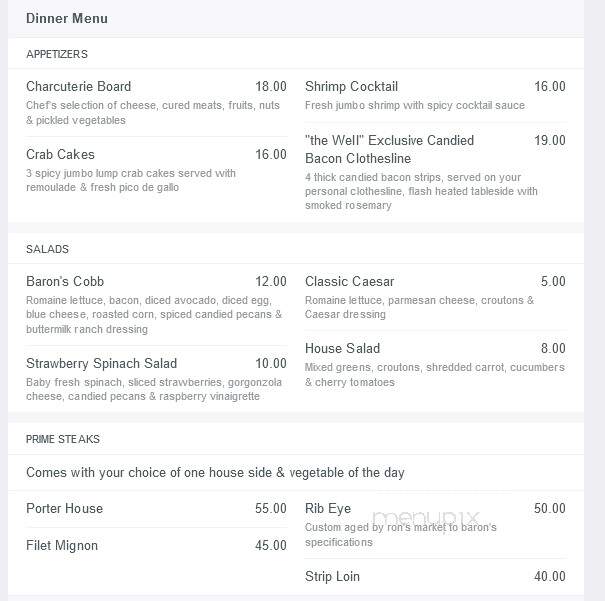 Samy's Spirits and Steakhouse - Garden City, KS menu_pic