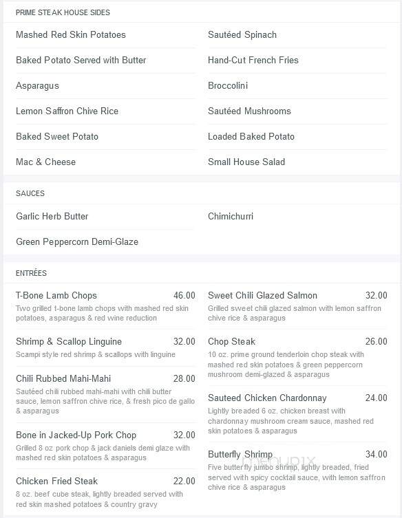 Samy's Spirits and Steakhouse - Garden City, KS menu_pic