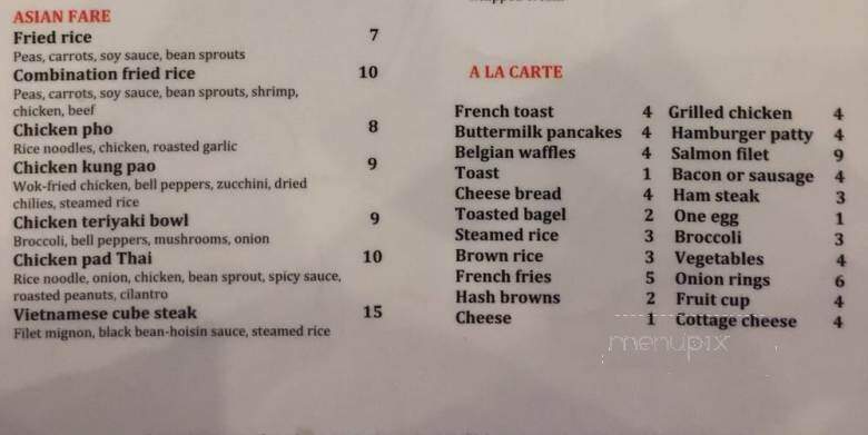 Club One Casino - Fresno, CA menu_pic
