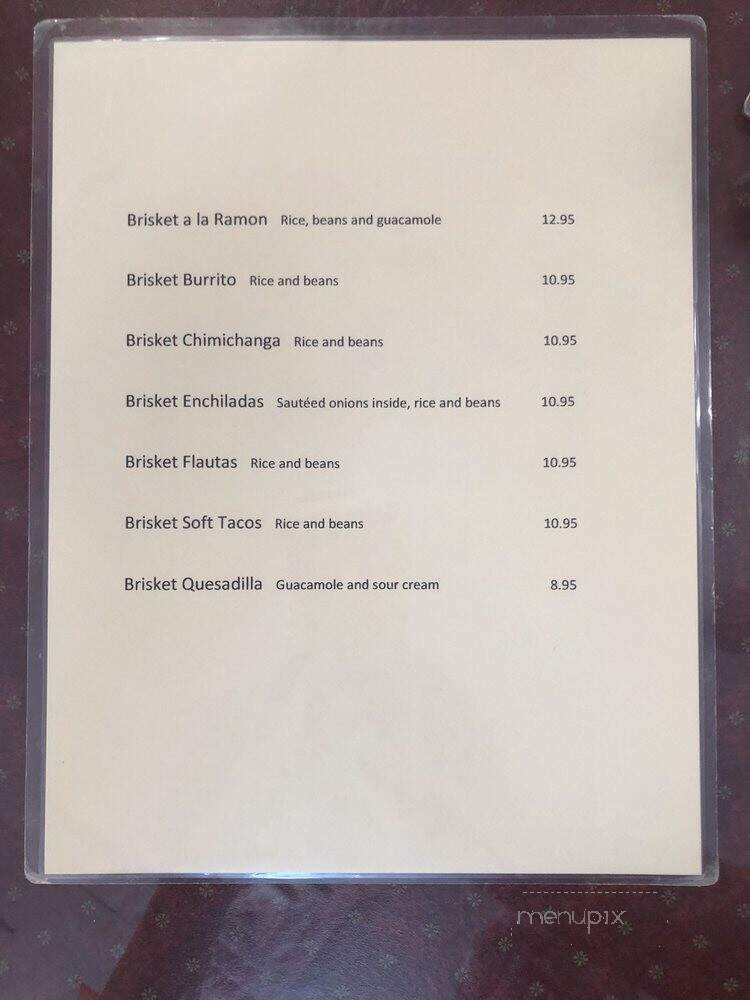 Ernesto's Mexican Restaurant - Garland, TX menu_pic