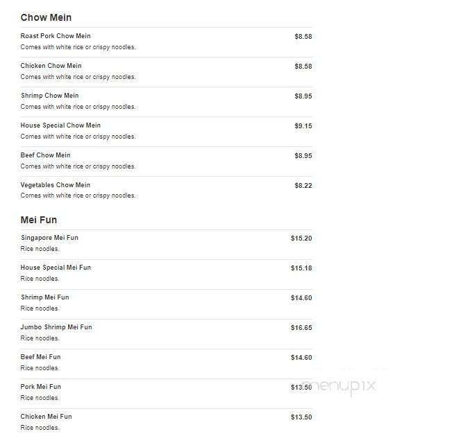 China One - Fort Pierce, FL menu_pic