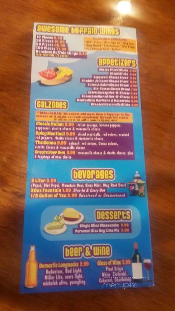 Merlin's Pizza - Destin, FL menu_pic