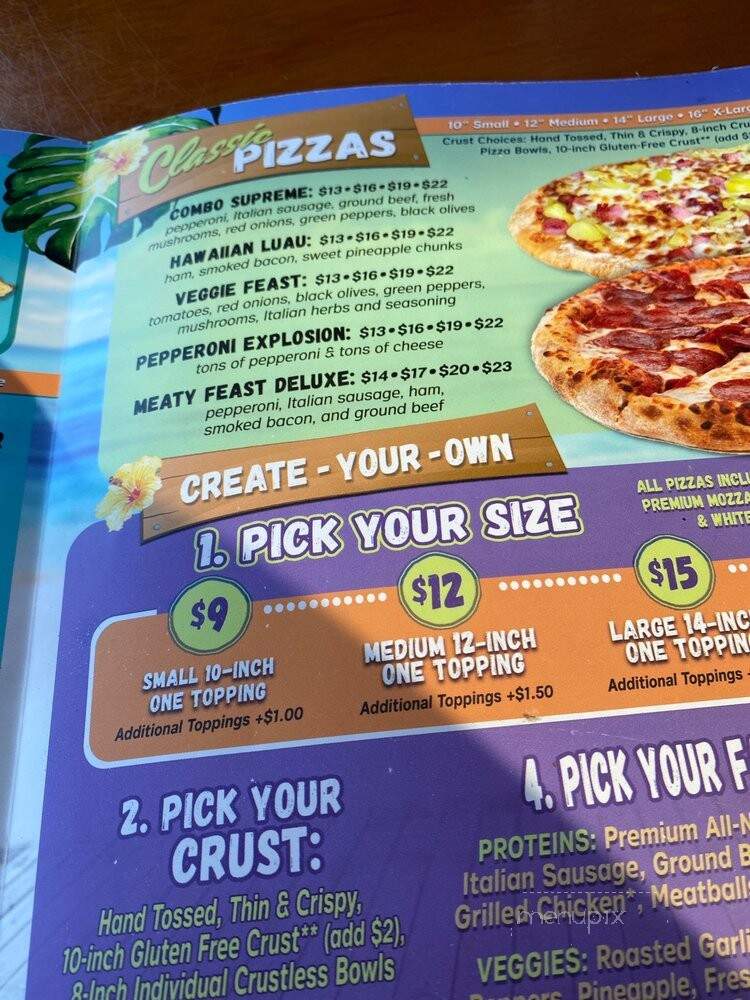 Merlin's Pizza - Destin, FL menu_pic
