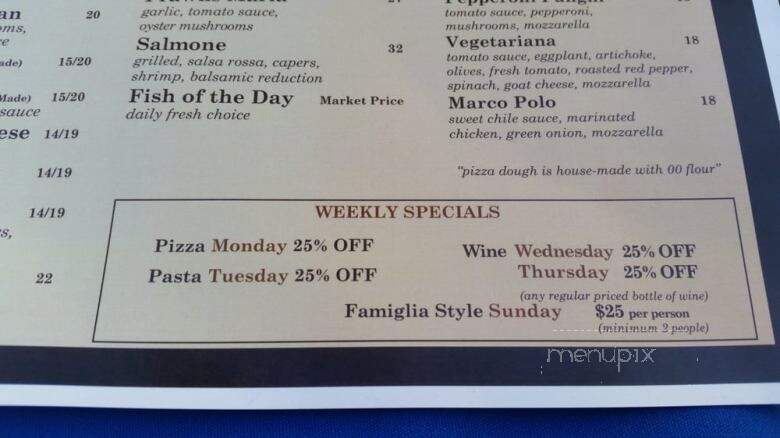 Sorrentino's - Calgary, AB menu_pic