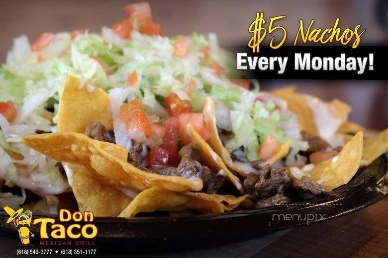Don Taco - Carbondale, IL menu_pic
