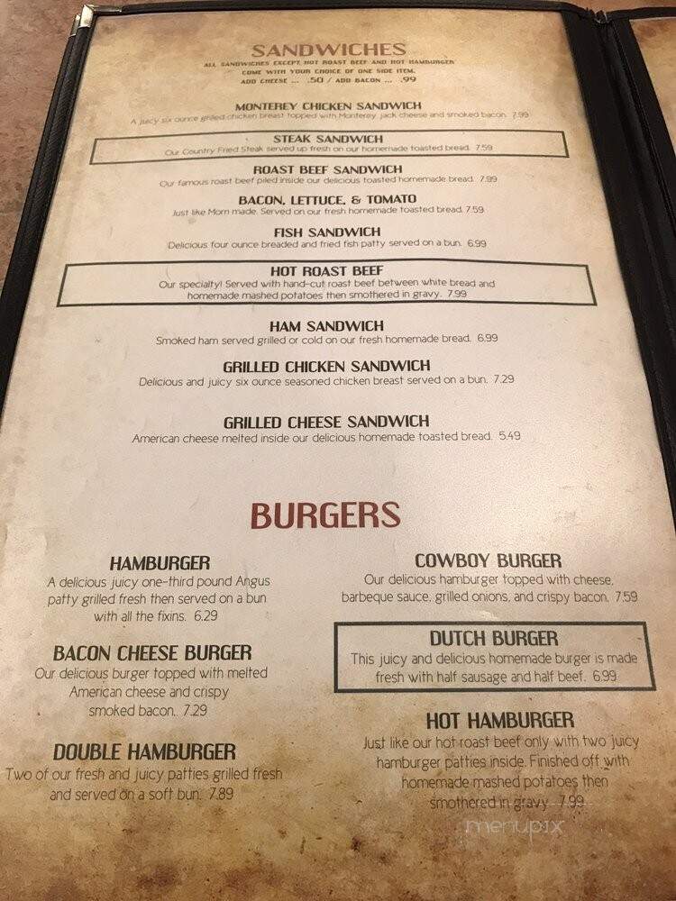 Dutch Kitchen - Hutchinson, KS menu_pic