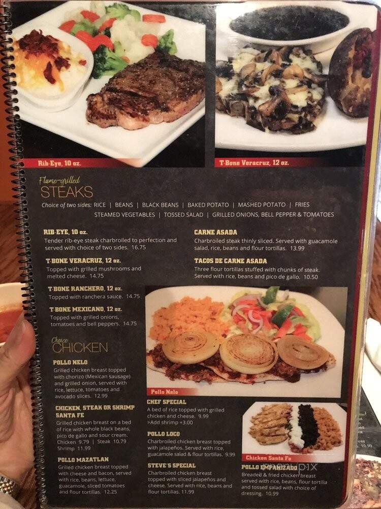 El Mazatlan - Cave City, KY menu_pic