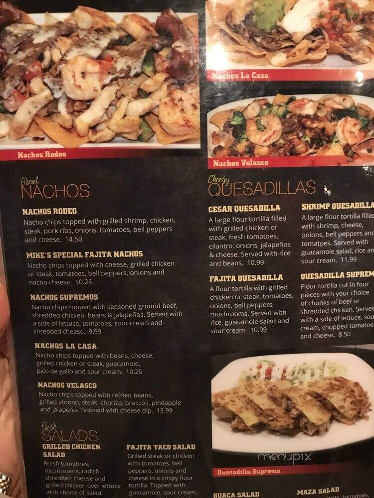 El Mazatlan - Cave City, KY menu_pic