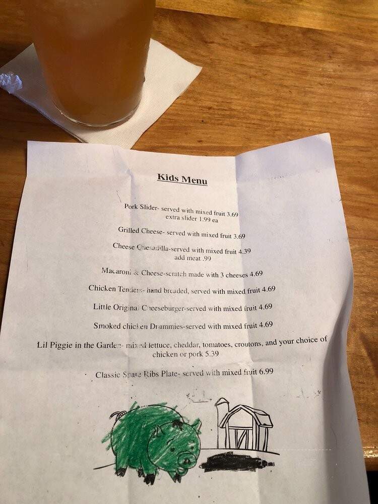 Jim N Nick's - Hiram, GA menu_pic