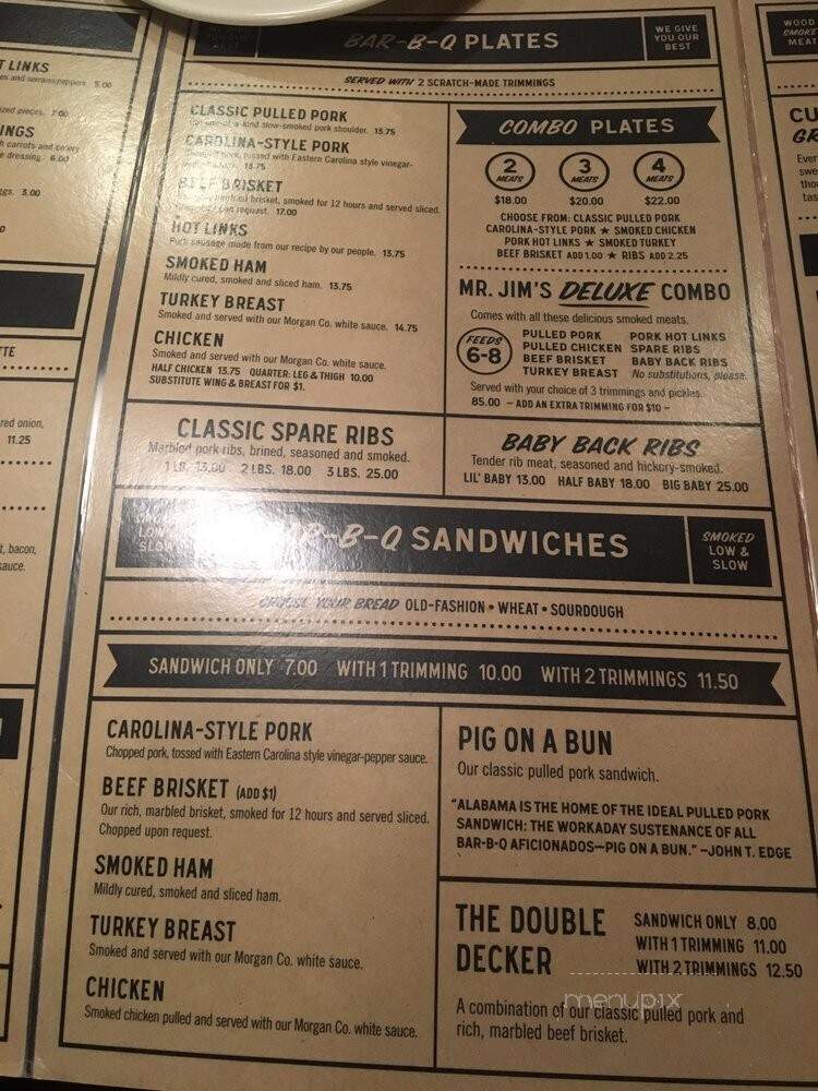 Jim N Nick's - Hiram, GA menu_pic