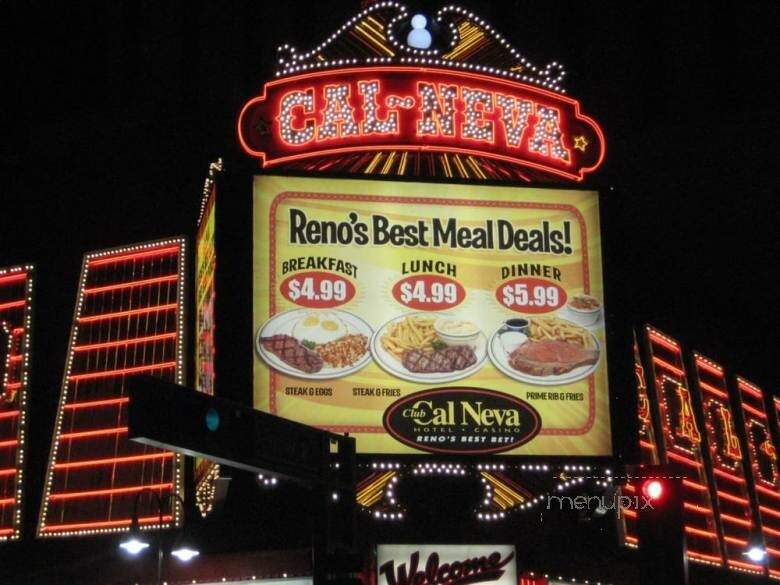 Club Cal Neva - Reno, NV menu_pic