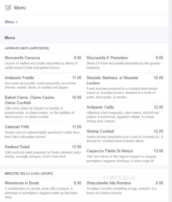 Verdi's Of Whitestone - Whitestone, NY menu_pic