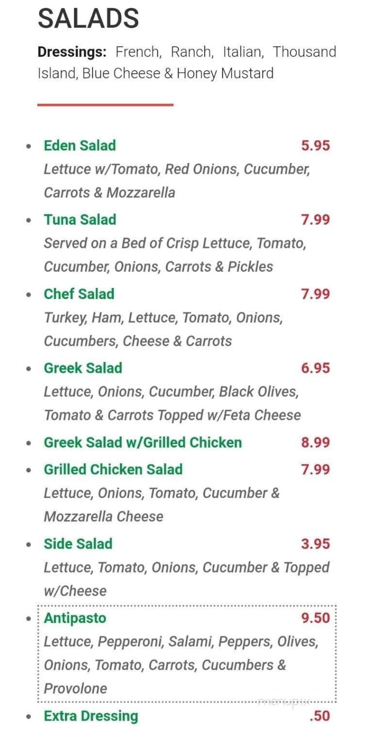 Mama Ginna's - Summerfield, NC menu_pic