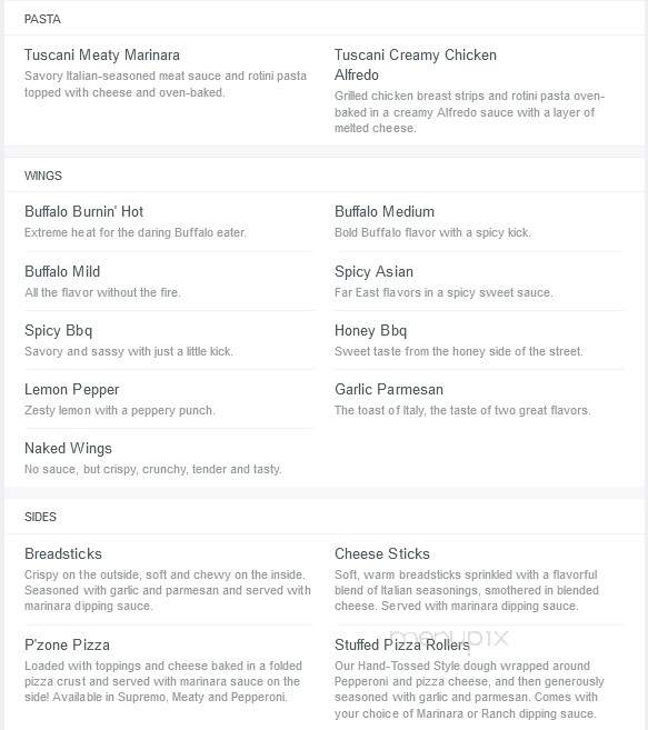 Pizza Inn - Muskogee, OK menu_pic