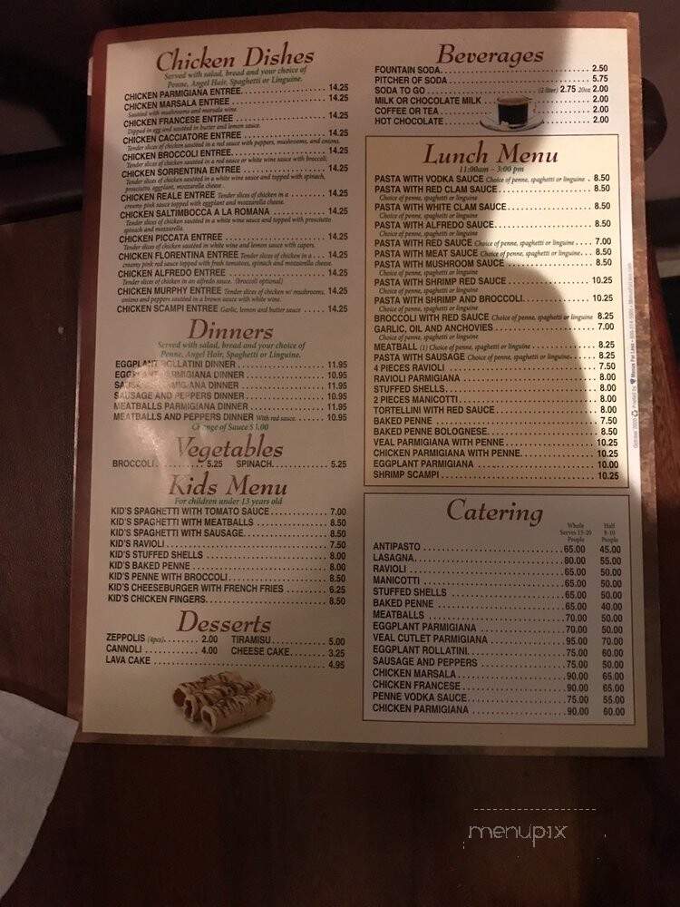 Papa Santo's Italian Restaurant - Blakeslee, PA menu_pic