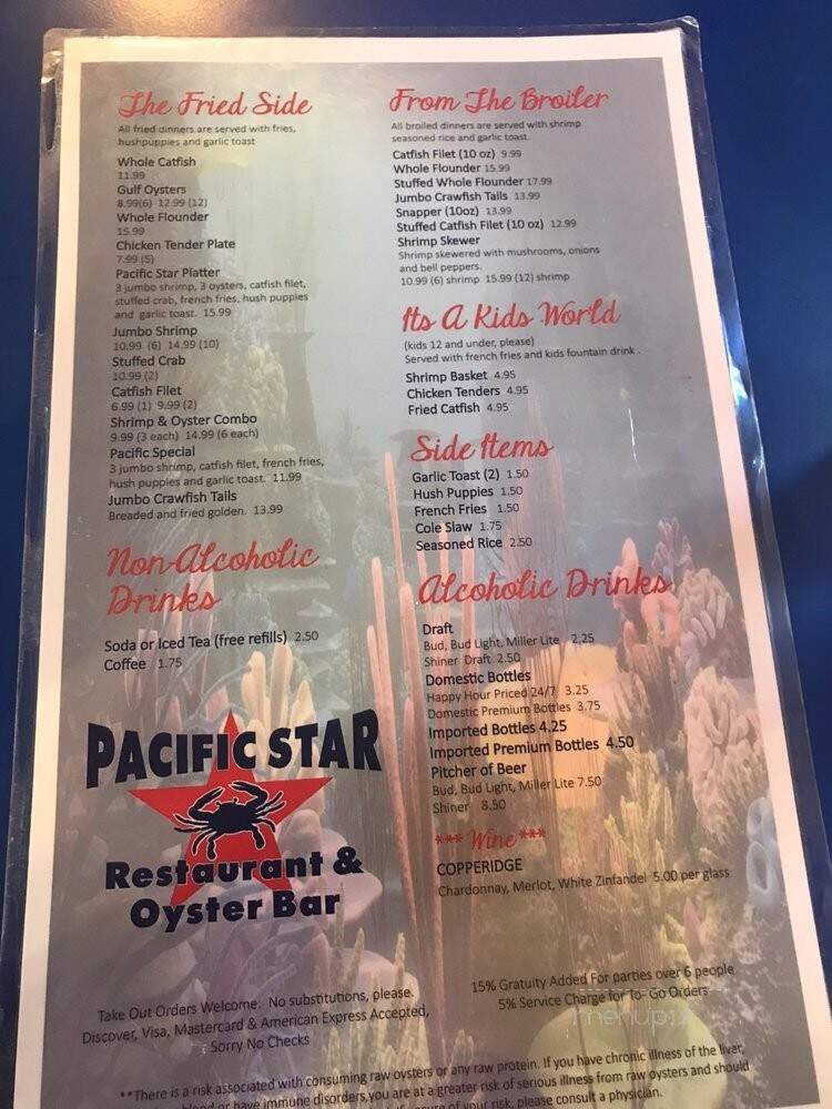 Pacific Star Oyster Bar - Round Rock, TX