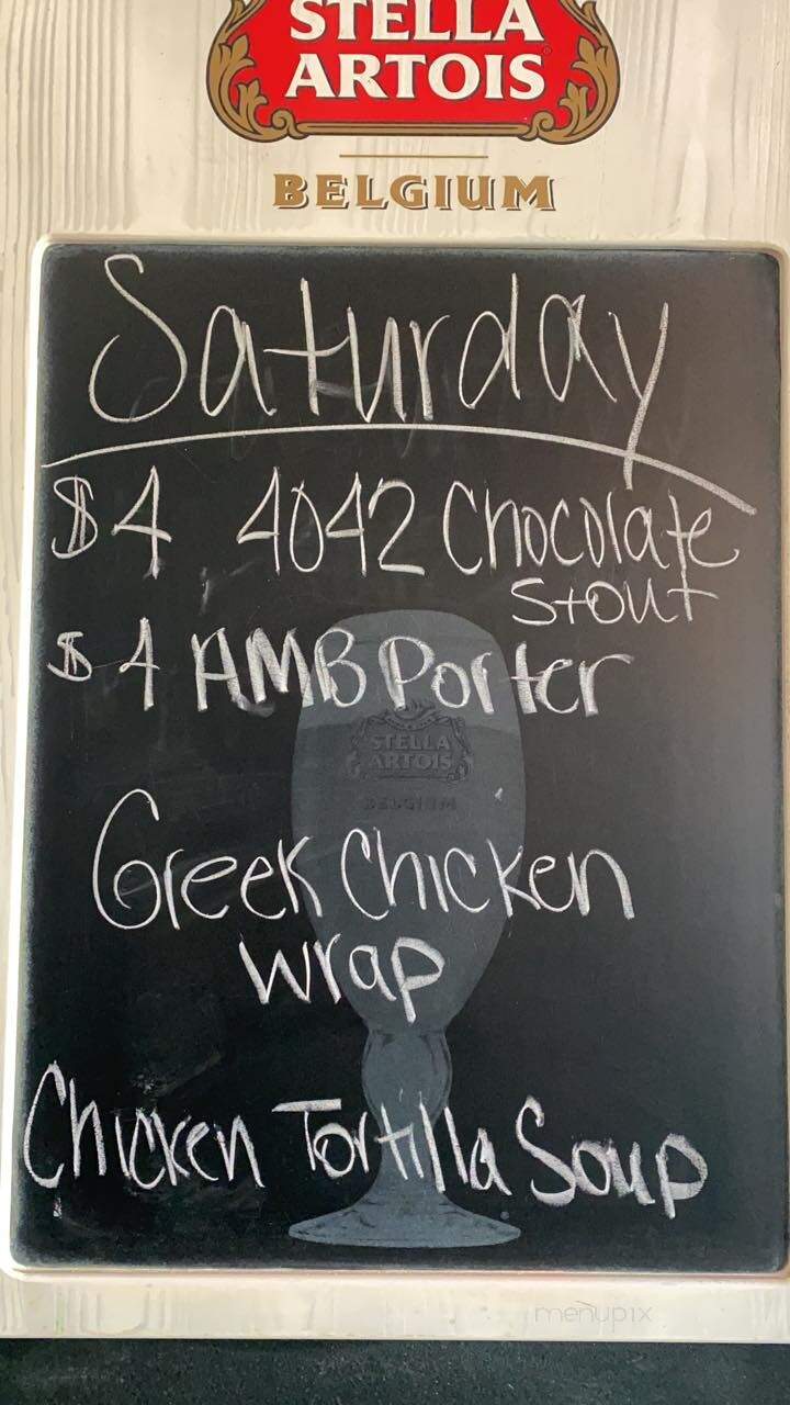 Tavern on the Green Eagle Ridge - Raleigh, NC menu_pic