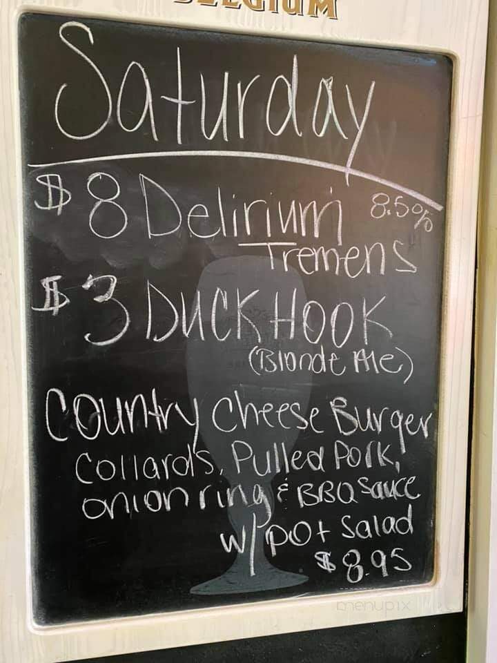Tavern on the Green Eagle Ridge - Raleigh, NC menu_pic