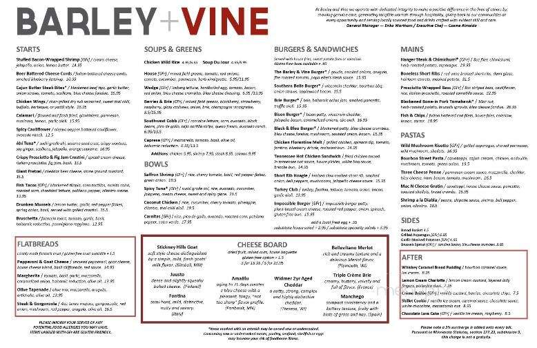Barley and Vine Kitchen and Bar - Lakeville, MN
