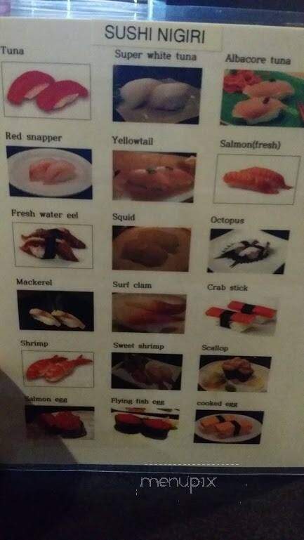 Yokohama Hibachi & Sushi - Keller, TX menu_pic