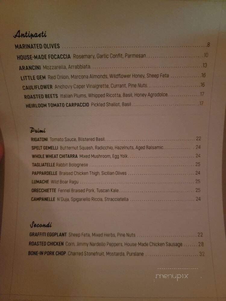 Fausto - Brooklyn, NY menu_pic