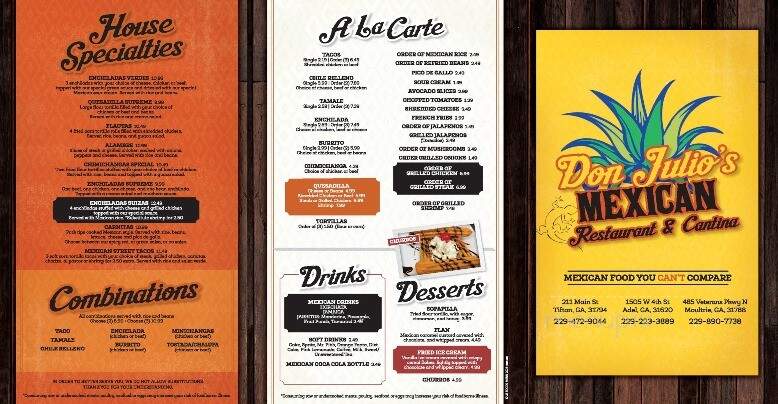 Don Julio's Mexican Restaurant & Cantina - Adel, GA