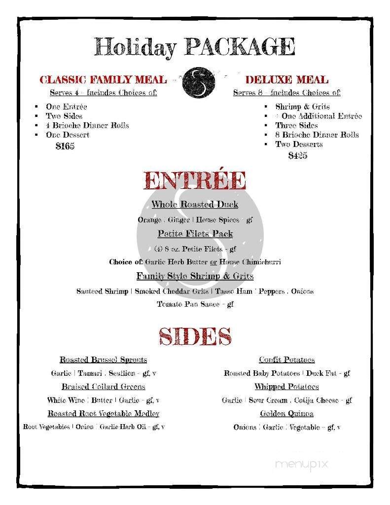 The Shaved Duck Restaurant - Midlothian, VA menu_pic