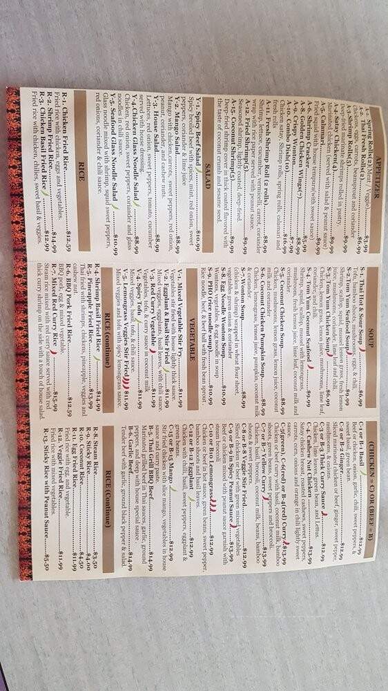 Apsara Angkor - Kingston, ON menu_pic