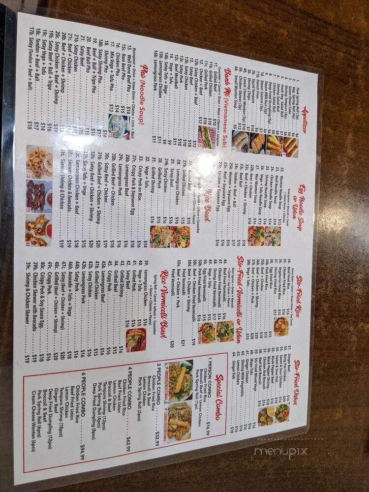 Peak Cafe - Banff, AB menu_pic
