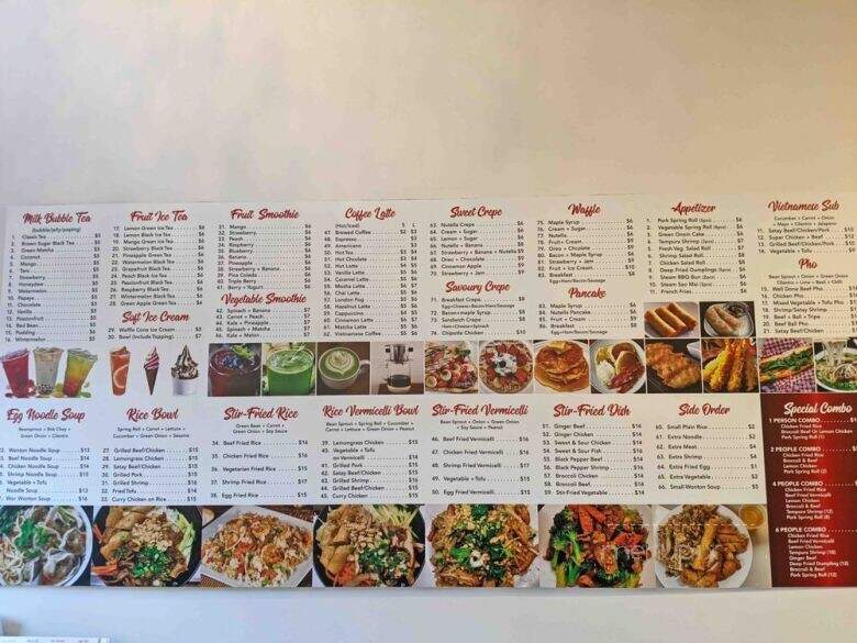 Peak Cafe - Banff, AB menu_pic