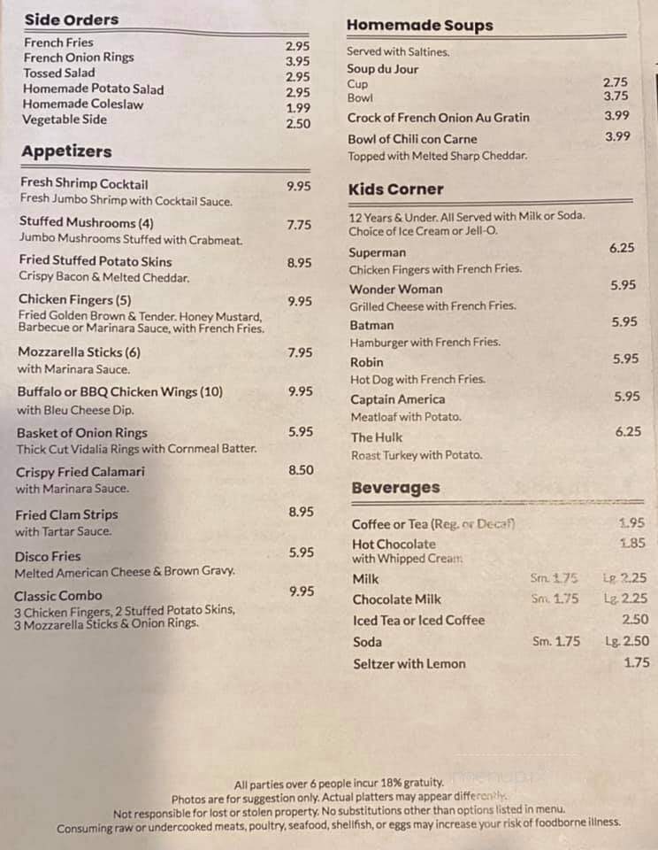 Lakwood Diner & Bar - Waterbury, CT menu_pic