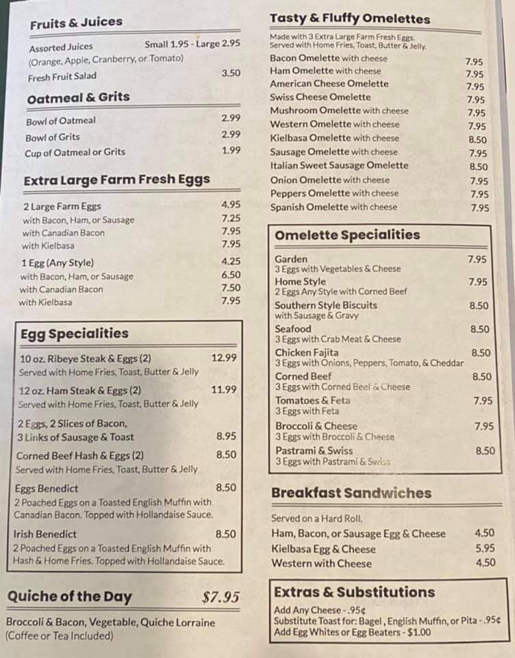 Lakwood Diner & Bar - Waterbury, CT menu_pic