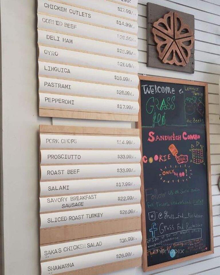 Grass Fed Rochester - Rochester, NY menu_pic