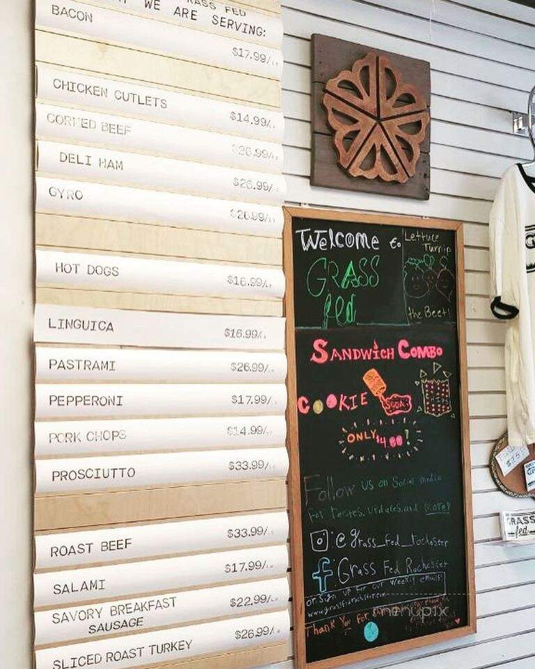 Grass Fed Rochester - Rochester, NY menu_pic