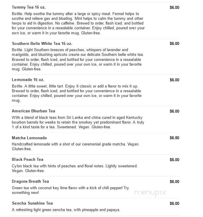 Flagler Tea Company - Flagler Beach, FL menu_pic
