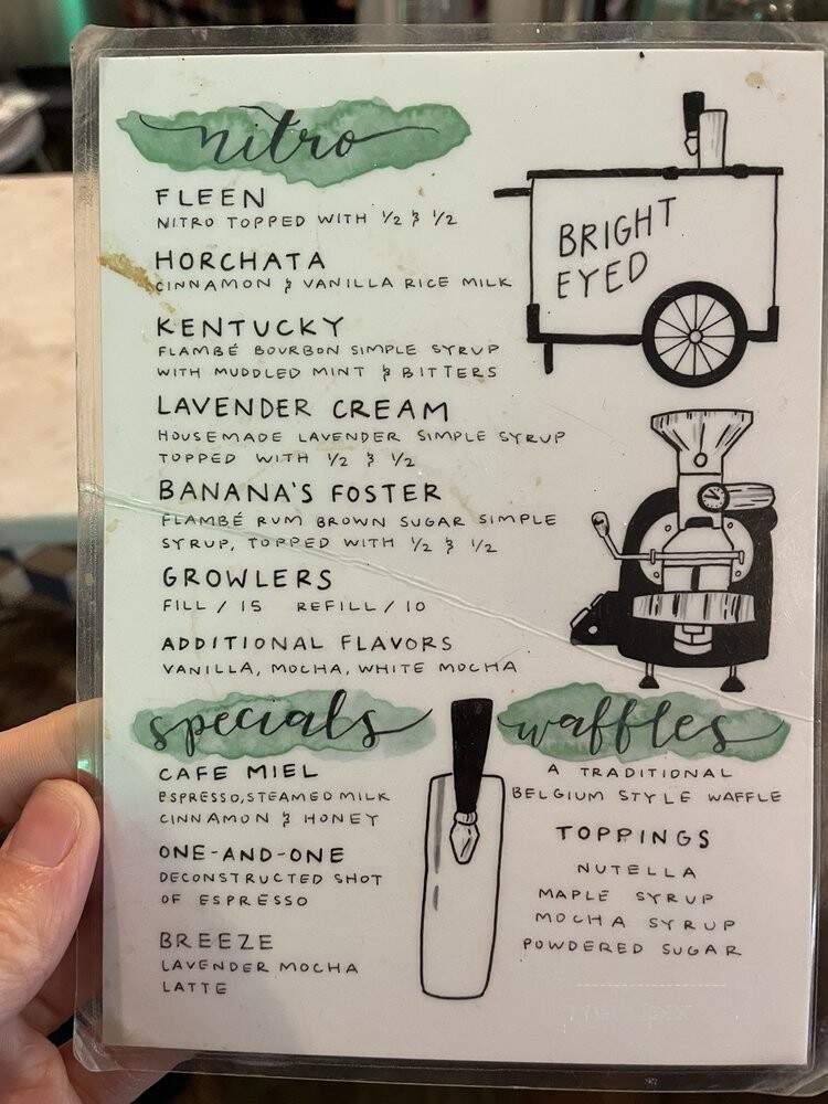 Bright Eyed Brew Co - Ocean Springs, MS menu_pic
