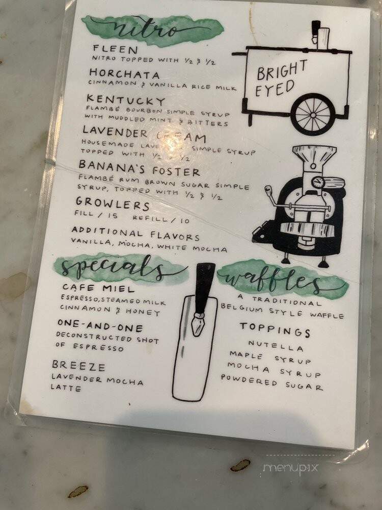 Bright Eyed Brew Co - Ocean Springs, MS menu_pic