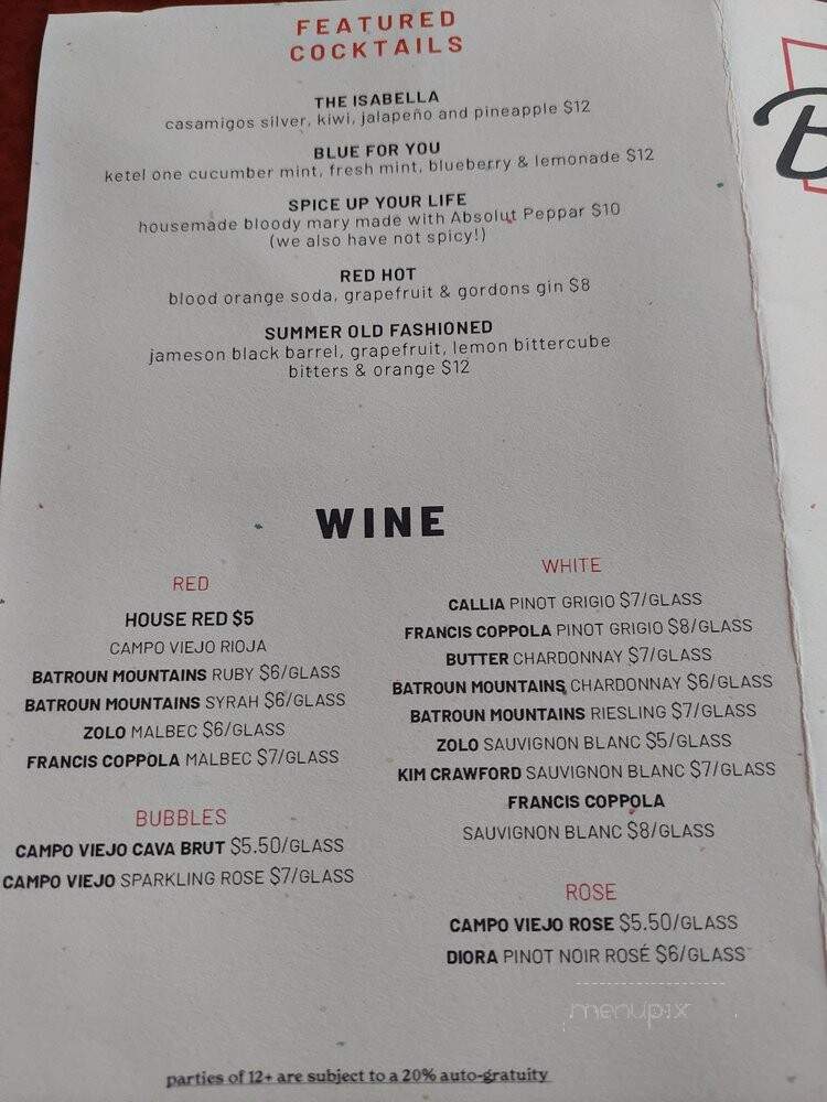 Bricksworth Beer Co - Burnsville, MN menu_pic