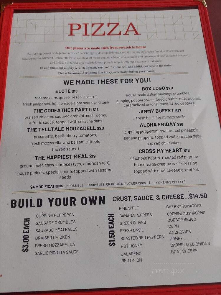 Bricksworth Beer Co - Burnsville, MN menu_pic