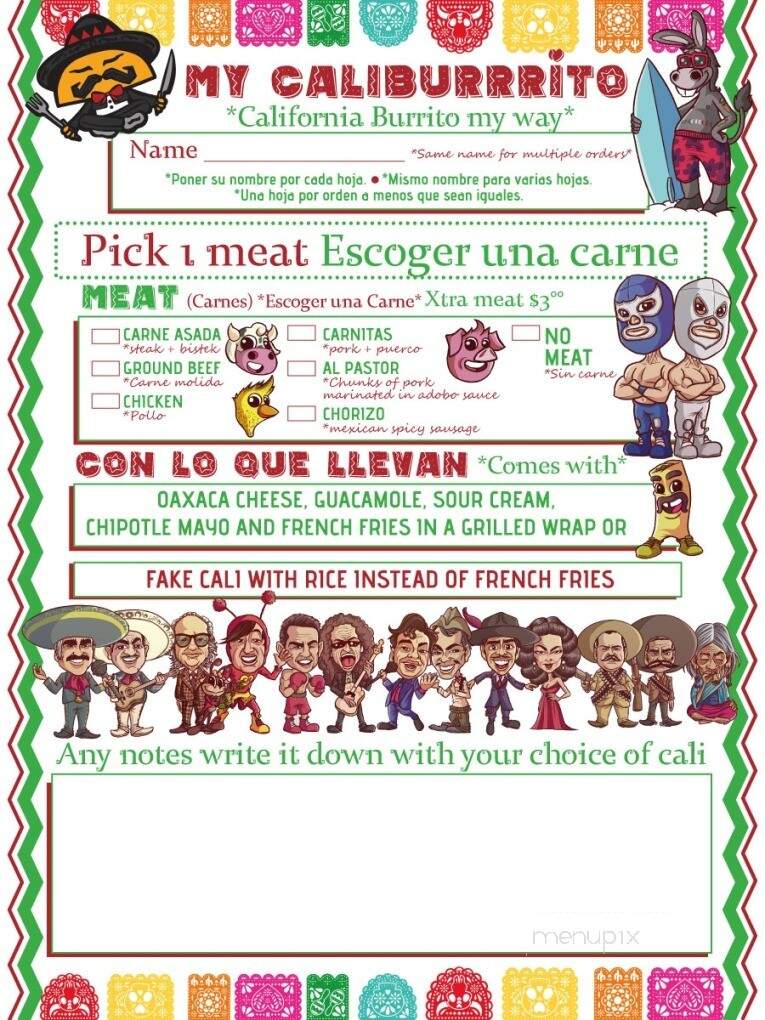 Taco Bachi - Brookfield, CT menu_pic